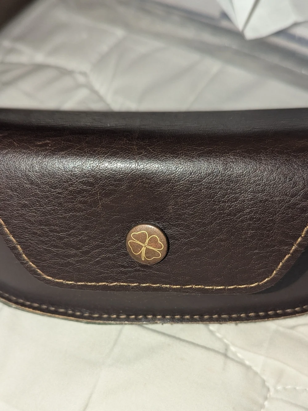 Lucky Brand Leather Sunglasses Case